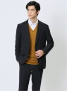 【SALE/50%OFF】TAKA-Q Woolen Tec On スリムフィット 2ボタンジャケット 組織紺(セットアップ可能) タカキュー スーツ・フォーマ...