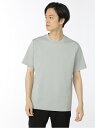 【SALE/66%OFF】TAKA-Q ストレッチスムス シフクのTシャツ タカキュー トップス カットソー・Tシャツ ベージュ ブラウン グレー グリーン ブ...