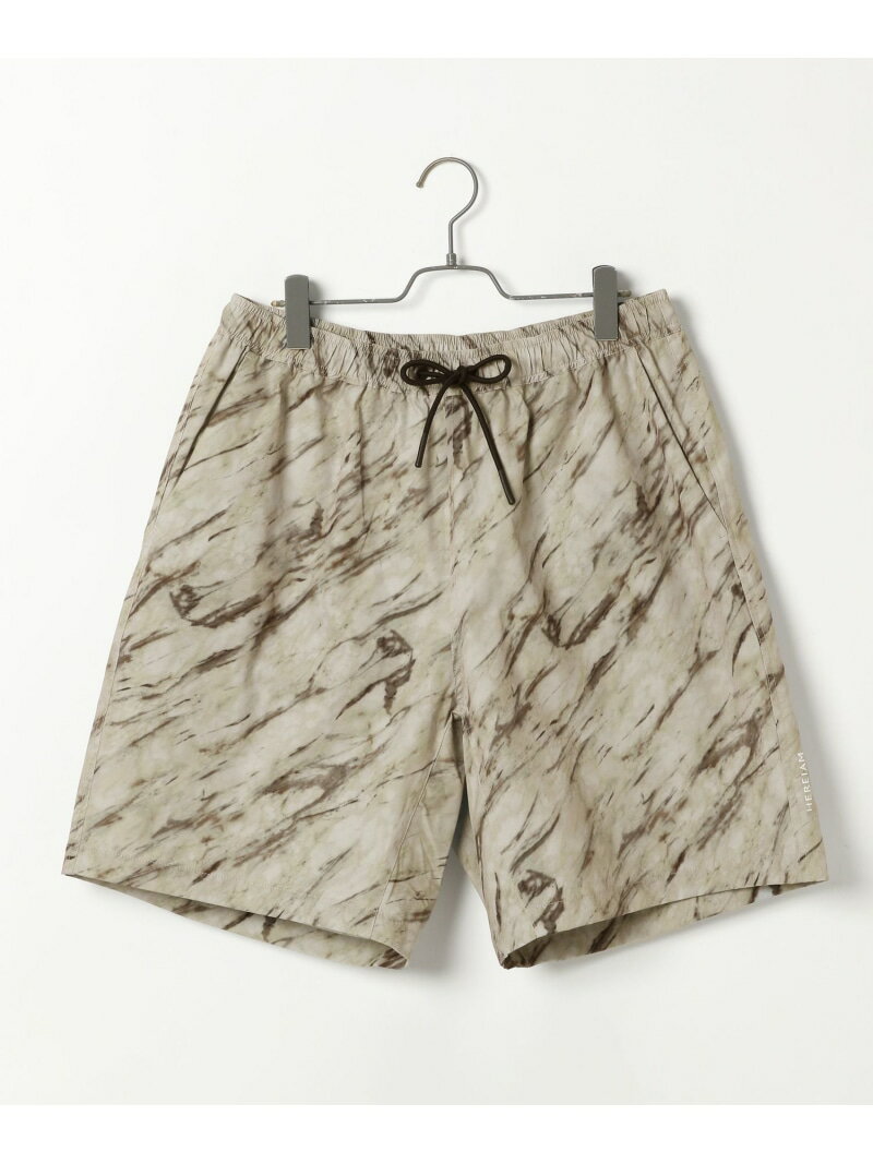 HEREIAM 【HEREIAM MEN】撥水/サマータフタショーツ ベイフロー パンツ その他のパンツ カーキグリーン ブラック【送料無料】