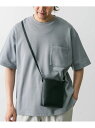 【SALE/50%OFF】URBAN RESEARCH DOORS コンパクトショルダーバッグ アーバンリサーチドアーズ バッグ ショルダーバッグ ブラック グ...