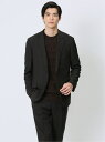 【SALE/50%OFF】TAKA-Q Woolen Tec On スリムフィット 2ボタンジャケット 組織茶(セットアップ可能) タカキュー スーツ・フォーマ...