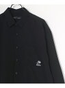 【SALE/22%OFF】Lazar シャツ メンズ 長袖 バックプリント オーバーサイズ カジュアルシャツ ラザル トップス シャツ・ブラウス ホワイト ブラ...
