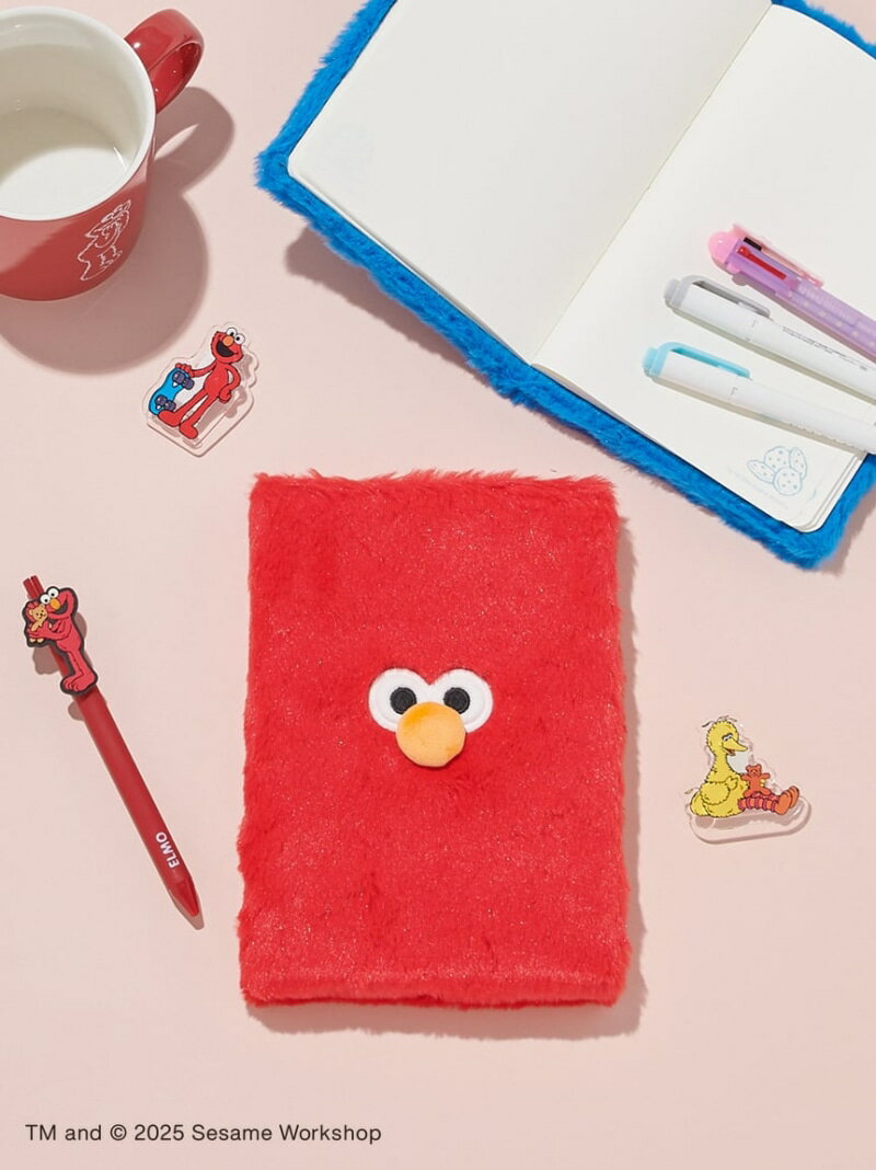 SESAME STREET MARKET ファーノート セサミストリートマーケット 文房具 手帳・メモ帳 ブルー レッド