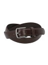 EDWIN EDWIN/(M)30MM フェザー レザー ベルト ジーンズメイト ファッション雑貨 ベルト ブラウン ブラック