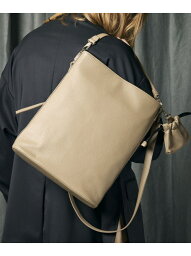 MAISON SPECIAL 2WAY Leather Shoulder Bag With Drawstring Charm メゾンスペシャル バッグ ショルダーバッグ グリーン ブルー パープル ブラック ホワイト オレンジ【送料無料】