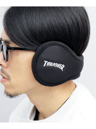 THRASHER A.M.S.別注 スウェット イヤーマフ エー.エム.エス. ファッション雑貨 イヤーマフ ブラック