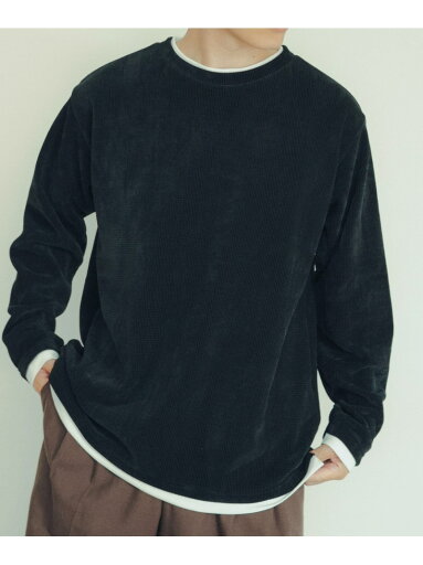 【SALE/69%OFF】URBAN RESEARCH ITEMS カットコール フェイクレイヤードプルオーバー アーバンリサーチアイテムズ トップス カットソー・Tシャツ ブラウン ブラック ブルー ホワイト【RBA_E】 【SALE/69%OFF】URBAN RESEARCH ITEMS カットコール フェイクレイヤードプルオーバー アーバンリサーチアイテムズ トップス カットソー・Tシャツ ブラウン ブラック ブルー ホワイト【RBA_E】