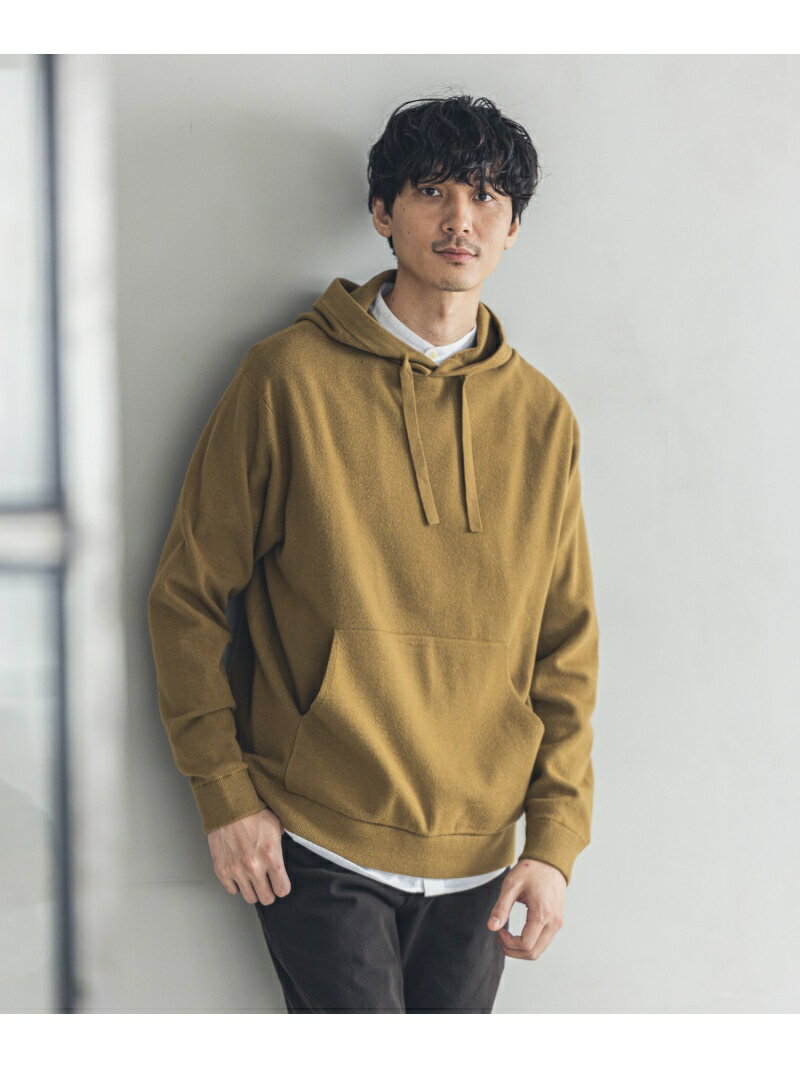 【SALE／61%OFF】GLOBAL WORK (M)ヤミツキニットパーカー グローバルワーク トップス パーカー・フーディー ブルー ベージュ ネイビー ブラウン グレー イエロー【RBA_E】のサムネイル