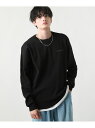 【SALE/5%OFF】CONVERSE ミラノリブクルーセーター カジュアル トップス ニット グレー ブラック ホワイト ブルー【RBA_E】【送料無料】