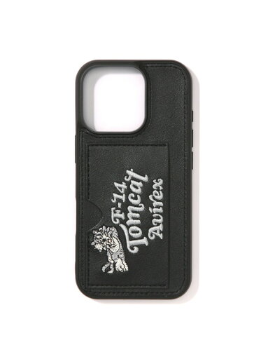 AVIREX iPhone16Pro AVIREX 刺繍 スマホケース アヴィレックス ファッション雑貨 その他のファッション雑貨 ブラック グレー AVIREX iPhone16Pro AVIREX 刺繍 スマホケース アヴィレックス ファッション雑貨 その他のファッション雑貨 ブラック グレー