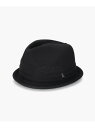 arth arth TM Short Brim Fedora / アース オーバーライド 帽子 ハット グレー ブラック【送料無料】