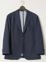 GRAND-BACK 【大きいサイズ】グランバック/GRAND-BACK ストレッチジャージ インディゴ 2ボタンジャケット(セットアップ可能) 【25AW】 ...