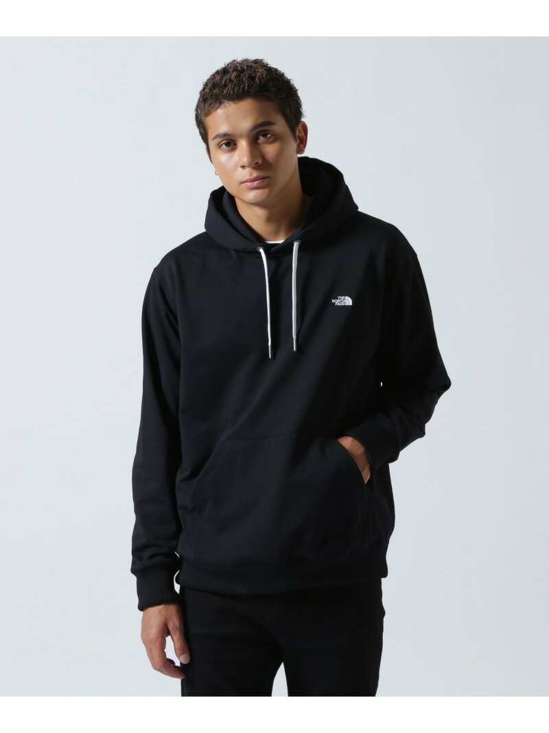 B'2nd THE NORTH FACE (ザ・ノース・フェイス)Small Logo heather Sweat Hoodie ビーセカンド トップス パーカー・フーディー グレー ブラック【送料無料】