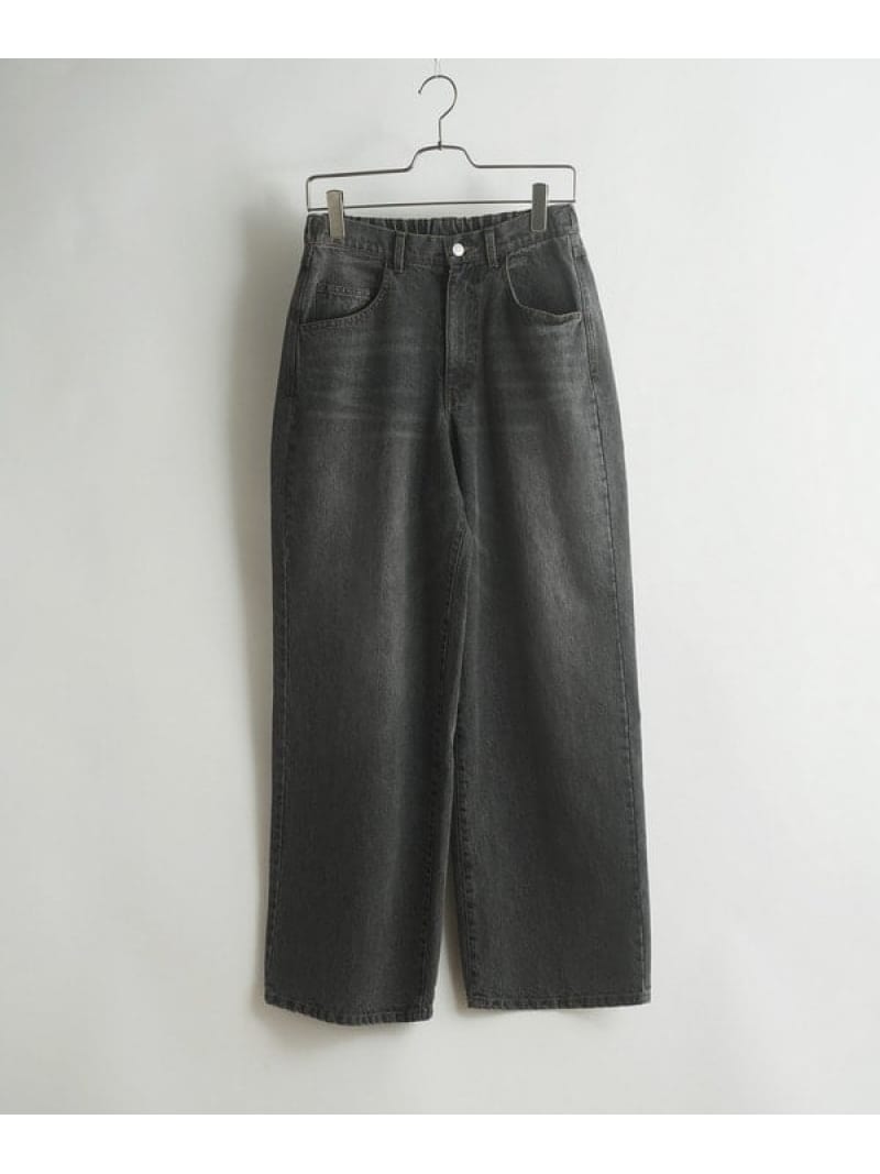【SALE/10%OFF】RATTLE TRAP 【WEB限定/12oz デニム】ウエストシャーリング 5ポケット ワイドストレートパンツ メンズ ビギ パンツ その他のパンツ ブラック【RBA_E】【送料無料】