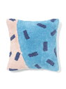【SALE/50%OFF】Francfranc タフトアート クッションカバー 450*450 ブルー*ピンク(G-128) フランフラン インテリア・生活雑貨...