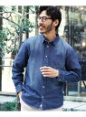 【SALE/5%OFF】JIGGYS SHOP SELECT 6.5オンス 長袖 デニムシャツ ジギーズショップ トップス シャツ・ブラウス ネイビー ブルー【RBA_E】