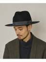 arth arth Ante Long Brim Fedora / アース オーバーライド 帽子 ハット ブラウン ネイビー【送料無料】