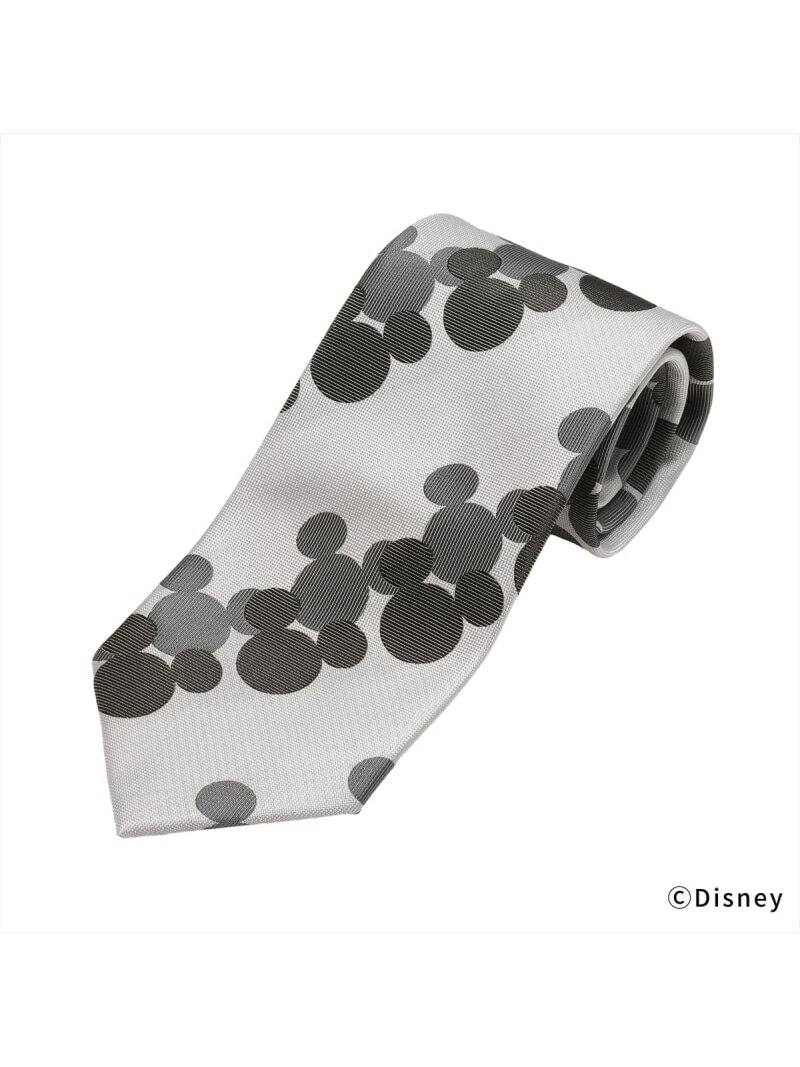 BRICK HOUSE by Tokyo Shirts 【ディズニー】 ネクタイ ビジネス フォーマル BM15J104GHAM2PD-30-960 トーキョーシャツ スーツ・フォーマル ネクタイ・蝶ネクタイ シルバーのサムネイル