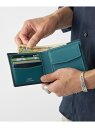 【SALE/10%OFF】SHIPS MEN 【WEB限定】SHIPS:【SAFFIANO LEATHER】2トーン 2つ折 ウォレット(財布) シップス 財布・ポーチ・ケース 財布 グレー ブラック ブルー ネイビー ブラウン グリーン【RBA_E】【送料無料】(4)