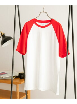 【SALE／66%OFF】ITEMS GILDAN Short Sleeve Raglan T-shirts アーバンリサーチアイテムズ カットソー Tシャツ ホワイト【RBA_E】