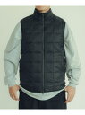 アーバンリサーチ アウター メンズ URBAN RESEARCH ITEMS TAION HI NECK W-ZIP DOWN VEST アーバンリサーチアイテムズ ジャケット・アウター ダウンジャケット・ダウンベスト ブラック ネイビー ホワイト【送料無料】