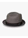 OVERRIDE OVERRIDE PAPER CLOTH FEDORA / オーバーライド オーバーライド 帽子 ハット グレー ホワイト ベージュ ネイビー...