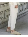【SALE/30%OFF】C DIEM C DIEM シフォン パンツ スラックス・ドレスパンツ ホワイト ブラック【RBA_E】【送料無料】