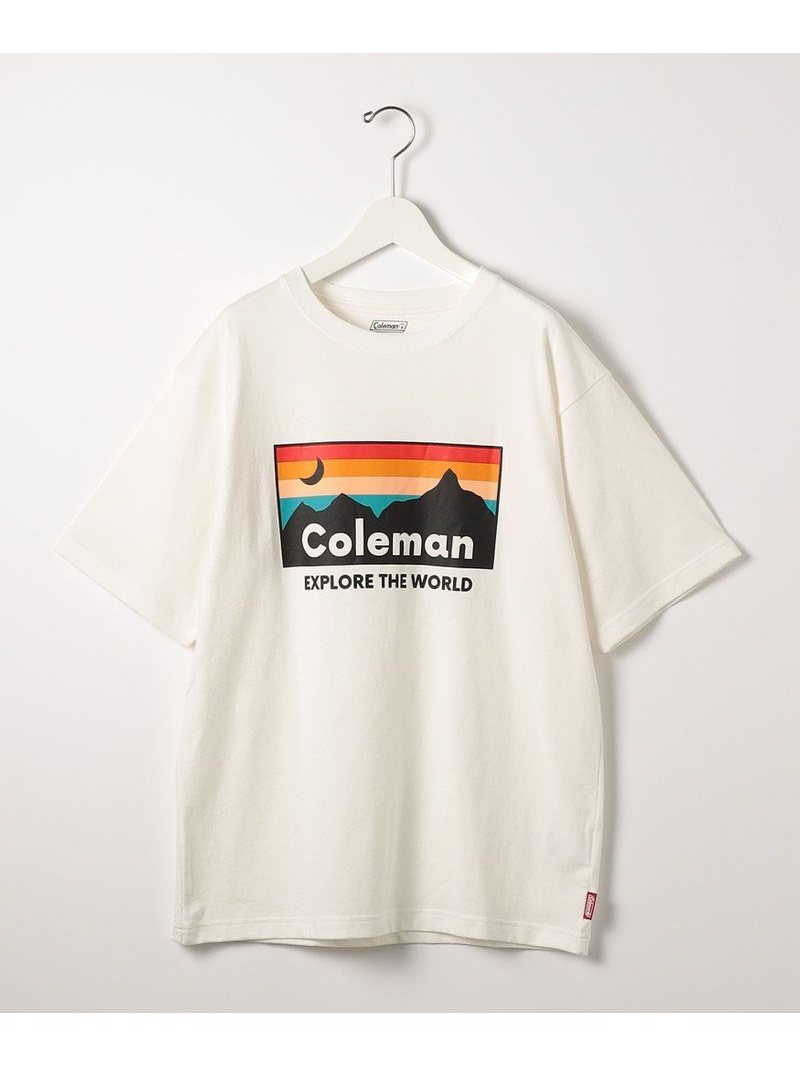 【SALE／30%OFF】a day in the life ＜A DAY IN THE LIFE＞COLEMAN プリントTシャツ2 ユナイテッドアローズ アウトレット カットソー Tシャツ ベージュ ホワイト【RBA_E】