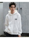 【SALE/44%OFF】WEGO MEN'S リラックスフィットグラフィックパーカー ウィゴー トップス パーカー・フーディー グレー ホワイト【RBA_E】