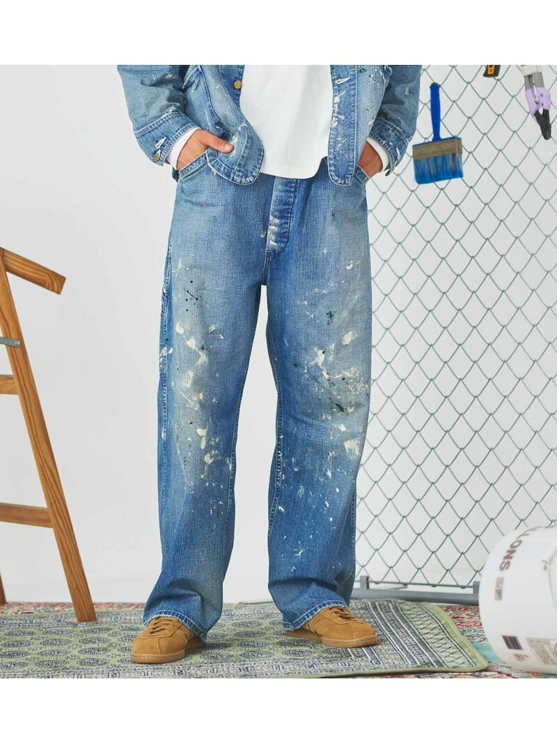 Lee Lee VINTAGE PAINTER PANTS/DENIM 【DUNGAREES】 エドウインオンラインモール パンツ ジーンズ・デニムパンツ ブルー【送料無料】 2