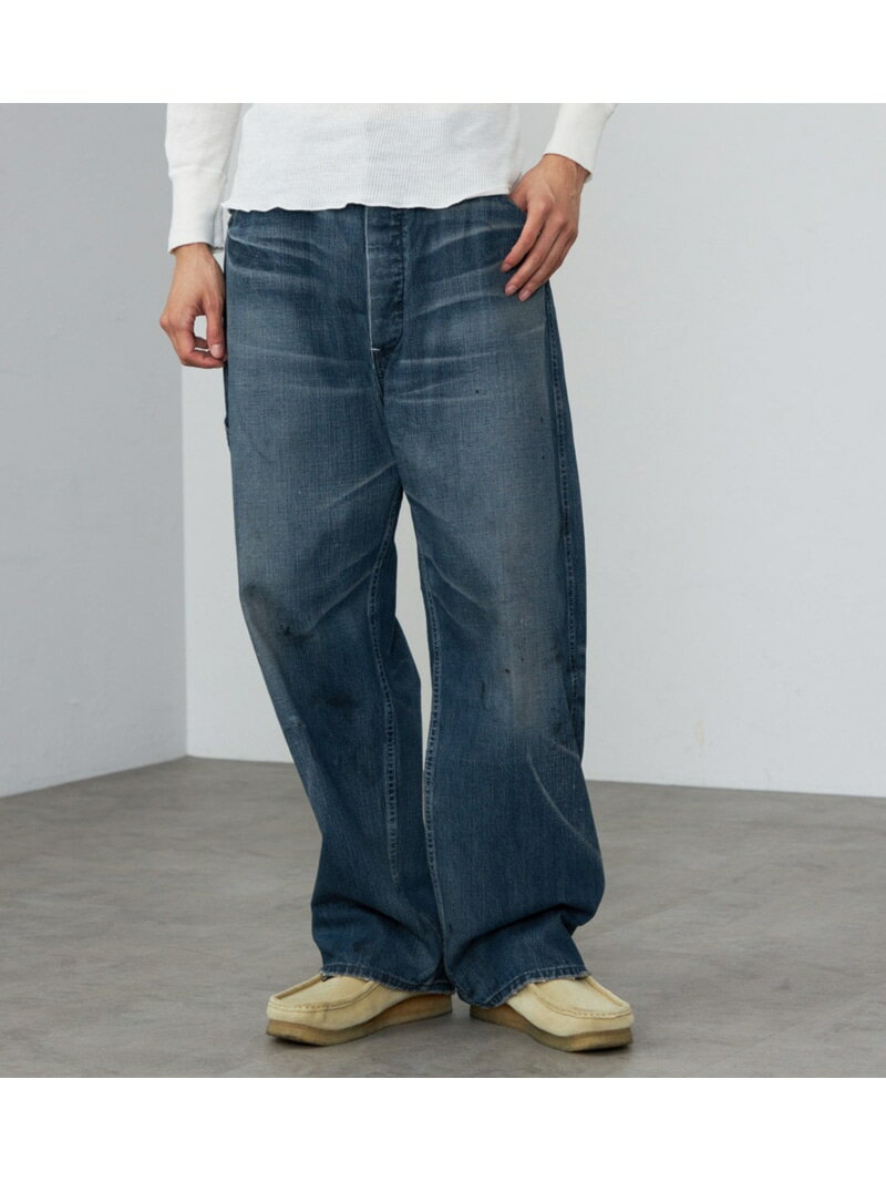 Lee Lee VINTAGE PAINTER PANTS/DENIM 【DUNGAREES】 エドウインオンラインモール パンツ ジーンズ・デニムパンツ ブルー【送料無料】 3