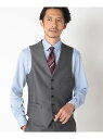 【SALE/50%OFF】CROWDED CLOSET TW ストライプ柄ベスト/別売りスーツあり/ビジカジ/ON・OFF兼用 メンズ ビギ スーツ・フォーマル...