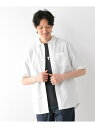 【SALE/40%OFF】GLOBAL WORK イージーケアリネンシャツ/レギュラーカラー/半袖/986845 グローバルワーク トップス シャツ・ブラウス ネイビー ブルー グリーン イエロー グレー ホワイト【RBA_E】