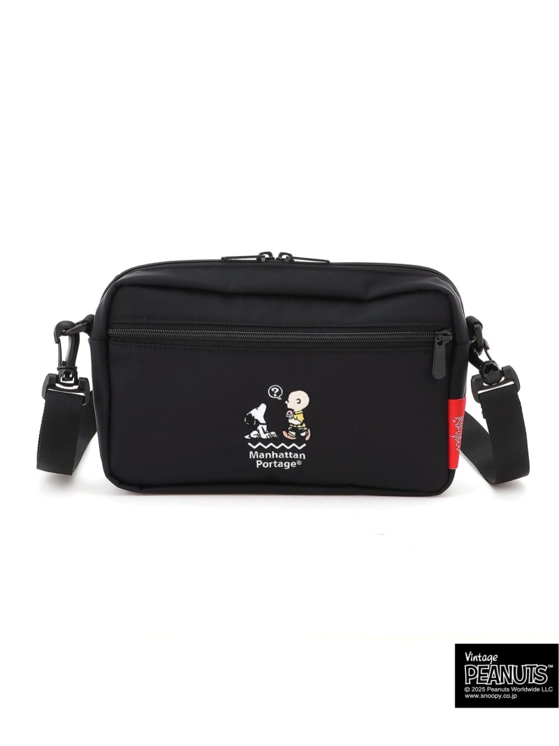 Manhattan Portage Manhattan Portage/(U)Jogger Bag Flight Nylon BACKING PEANUTS 25 マンハッタンポーテージ バッグ ショルダーバッグ ブラック【送料無料】(4)