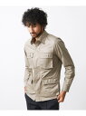 【SALE/40%OFF】MICHEL KLEIN HOMME ヴィンテージ調ツイルシャツジャケット セットアップ ミッシェルクランオム スーツ・フォーマル ス...