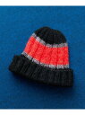 【SALE/40%OFF】FREAK'S STORE HAND KNIT LINE WT フリークスストア 帽子 ニット帽・ビーニー ネイビー ブラック ブルー...