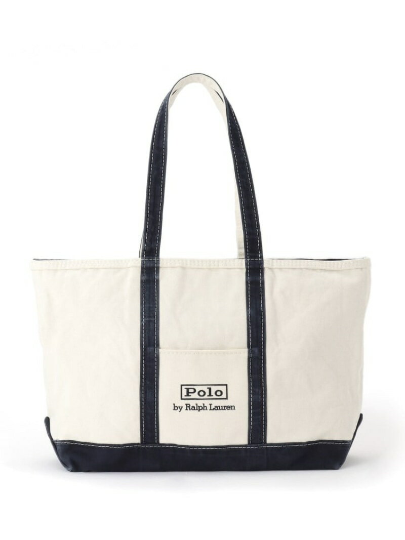DRESSTERIOR Ralph Lauren(ラルフローレン)ICON MIDIUM TOTE｜バッグ ドレステリア バッグ トートバッグ ホワイト【送料無料】