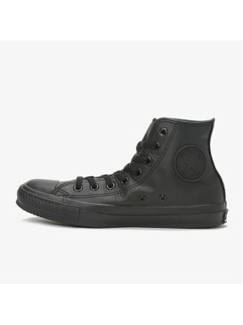 CONVERSE LEATHER ALL STAR HI / レザー オールスター HI コンバース シューズ スニーカー/スリッポン ブラック ホワイト【送料無料】