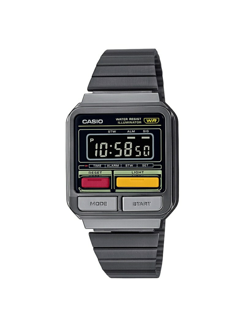 CASIO CASIO Classic/A120WEGG-1BJF/カシオクラシック ブリッジ アクセサリー・腕時計 腕時計 ブラック【先行予約】*【送料無料】