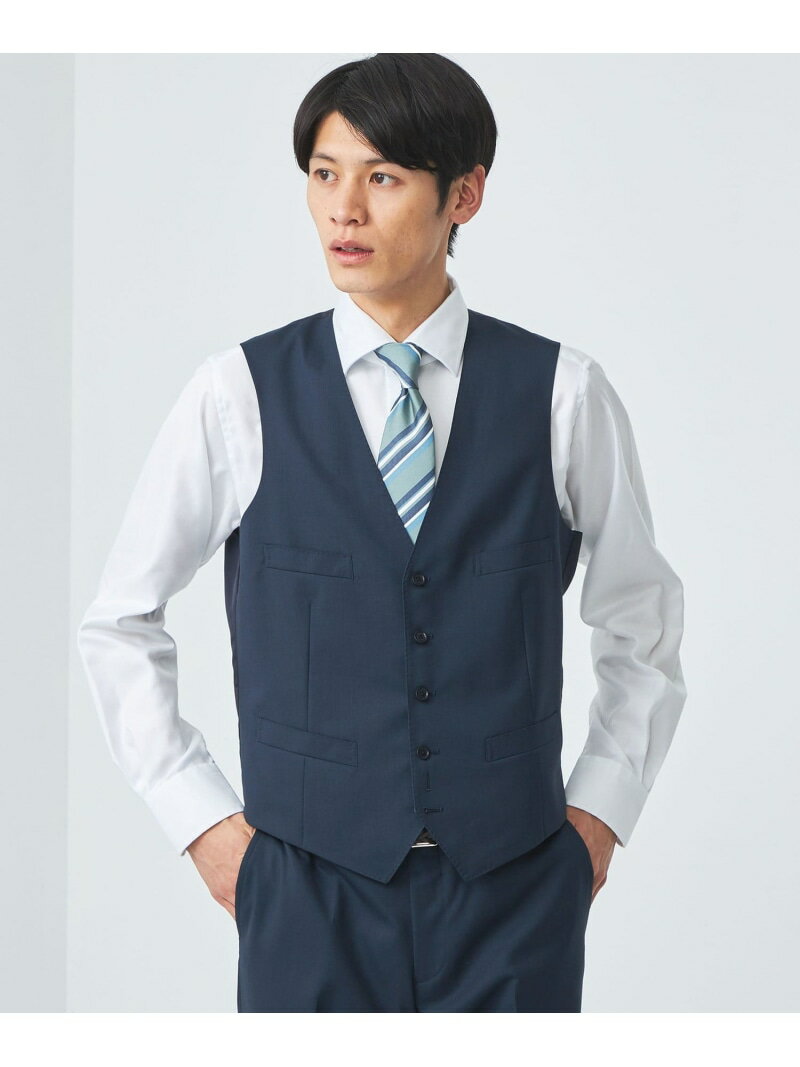 【SALE／80%OFF】UNITED ARROWS green label relaxing REDA トロピカルムジ 5B スーツベスト ユナイテッドアローズ アウトレット スーツ・フォーマル スーツベスト ブラック ネイビー ブルー ブラウン【RBA_E】