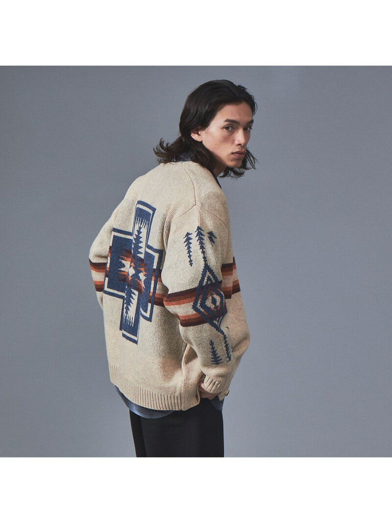 ABAHOUSE LASTWORD WEB限定【PENDLETON /ペンドルトン】 V ネック カーディガン アバハウス トップス カーディガン ホワイト ブラック ネイビー【送料無料】のサムネイル