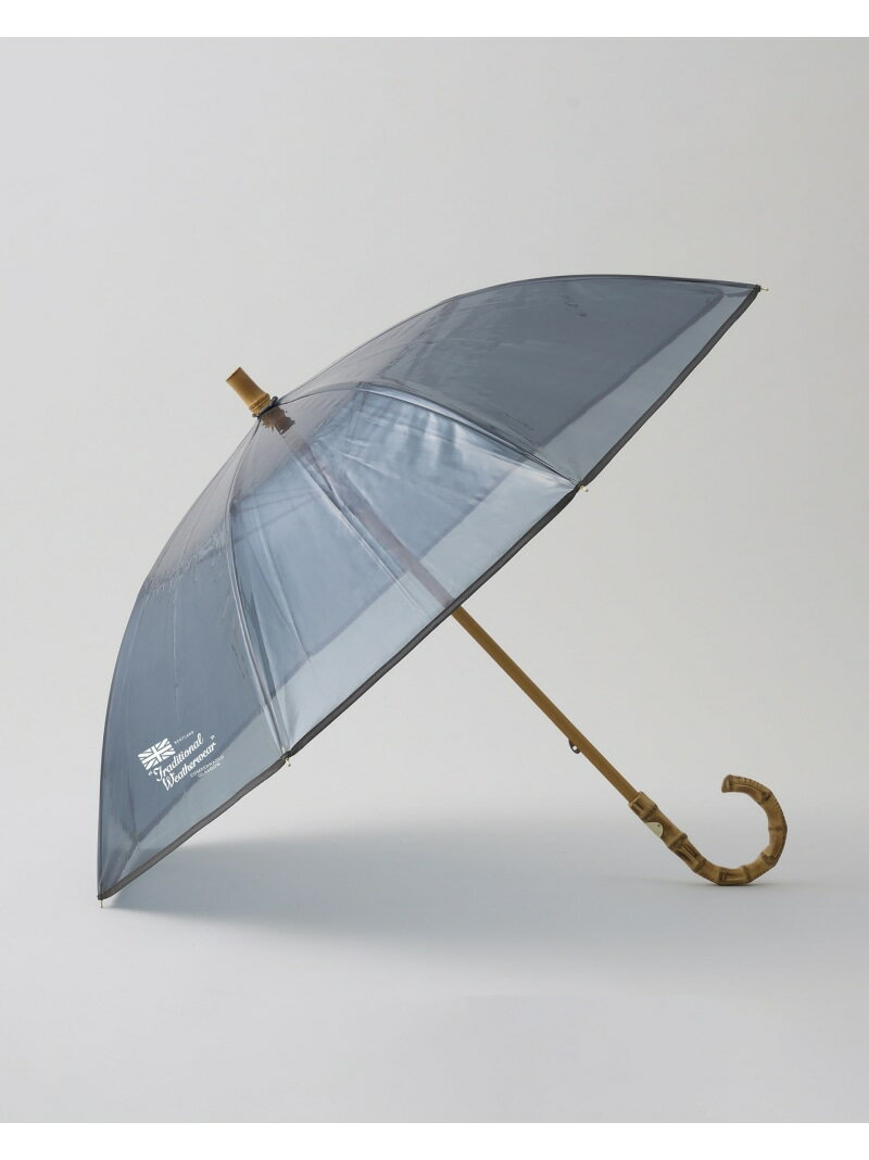 Traditional Weatherwear CLEAR UMBRELLA BAMBOO LITE トラディショナル ウェザーウェア ファッション雑貨 傘・長傘 ブルー レッド【送料無料】