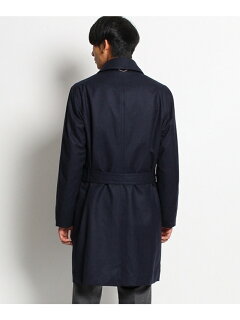 Canonico Serge Balmacaan Coat 086-99001: Navy Canonico Serge Balmacaan Coat 086-99001: Navy