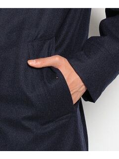 Canonico Serge Balmacaan Coat 086-99001: Navy Canonico Serge Balmacaan Coat 086-99001: Navy
