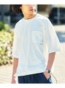 【SALE/21%OFF】FREAK'S STORE Drymix(R)/ドライミックス リラックスフィット クルーネック ポケットTシャツ 【限定展開】 25SS フリークスストア トップス カットソー・Tシャツ ホワイト ブラック ベージュ ネイビー【RBA_E】【先行予約】*