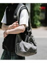 Rocky Monroe ケミカルウォッシュ加工 ワンハンドルショルダーバッグ ロッキーモンロー バッグ ショルダーバッグ ブラック パープル ブラウン グリー...