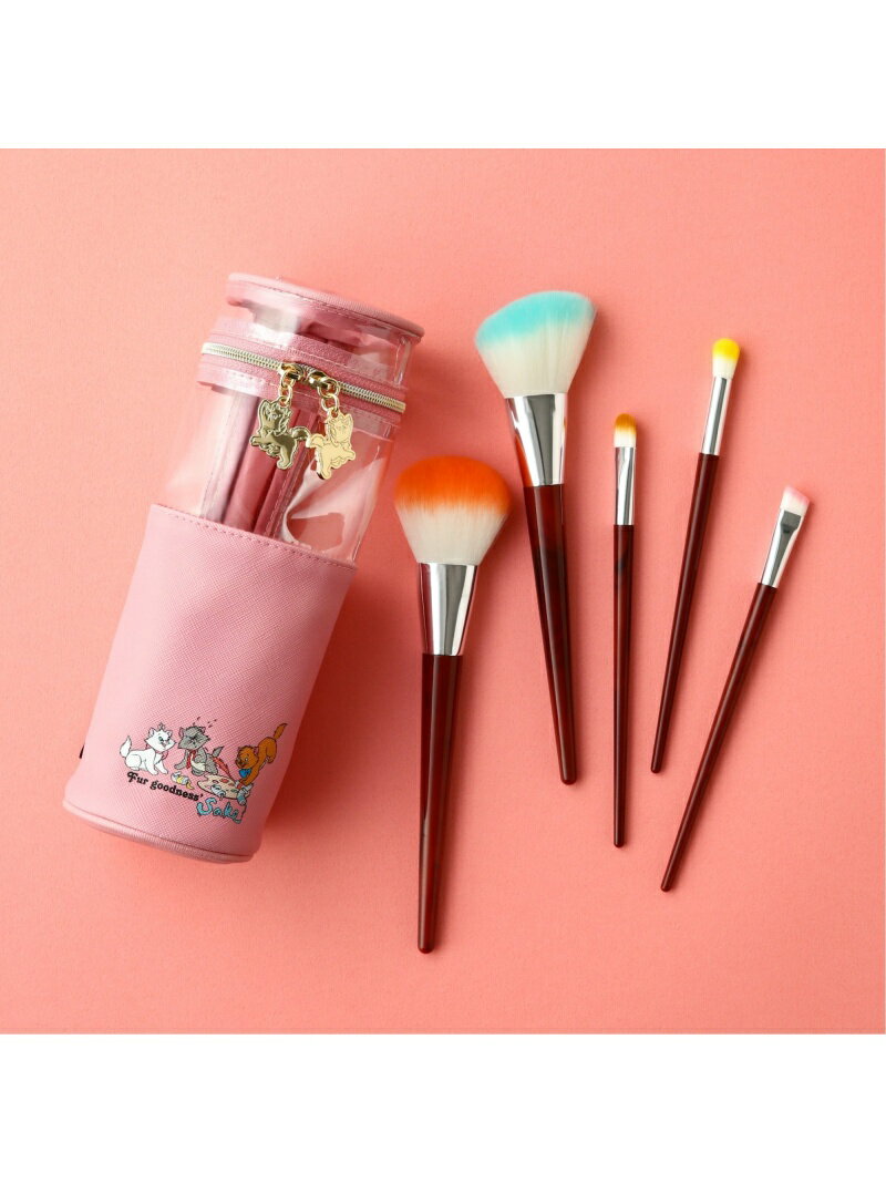 【SALE／65%OFF】Francfranc ディズニー おしゃれキャット メイクブラシセット フランフラン コフレ・キット・セット コフレ・コスメキット・ギフトセット ピンク【RBA_E】のサムネイル