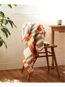 JOURNAL STANDARD FURNITURE BLANKET CHECK 130X90 ウール ブランケット チェック ジャーナルスタンダードファニチャー インテリア・生活雑貨 ブランケット・ひざ掛け オレンジ【送料無料】