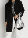 【SALE/43%OFF】SVEC SVEC バックルベルト 巾着 ショルダーバッグ シュベック バッグ ショルダーバッグ シルバー【RBA_E】
