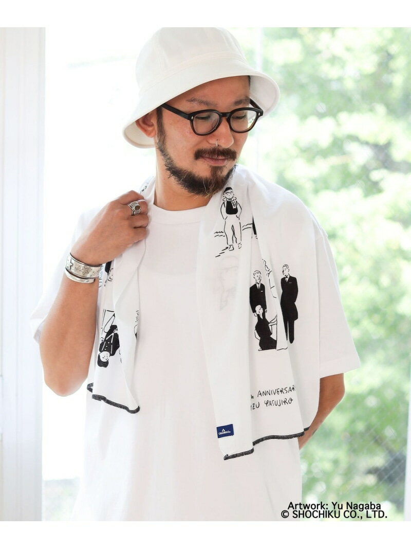 BEAMS JAPAN 小津安二郎監督 / 映画 イラスト 手ぬぐい ビームス ジャパン ファッション雑貨 ハンカチ・ハンドタオル